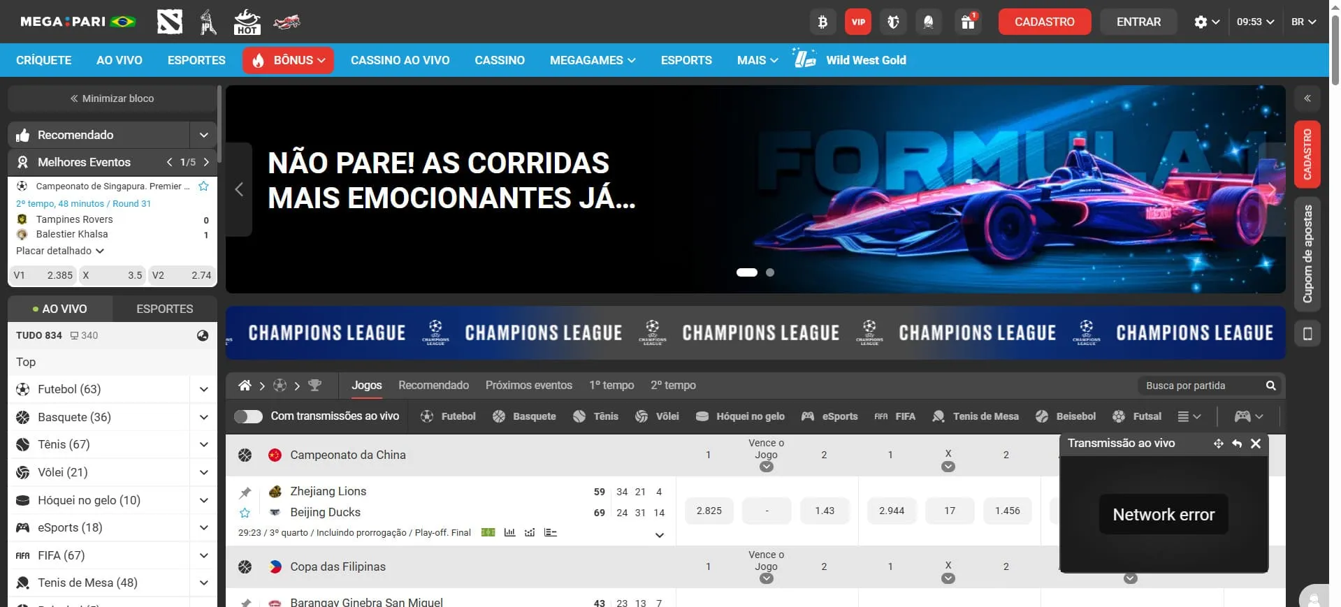 Cassino MegaPari com Boleto Bancário